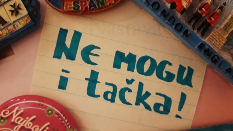 Ne mogu i tačka..!